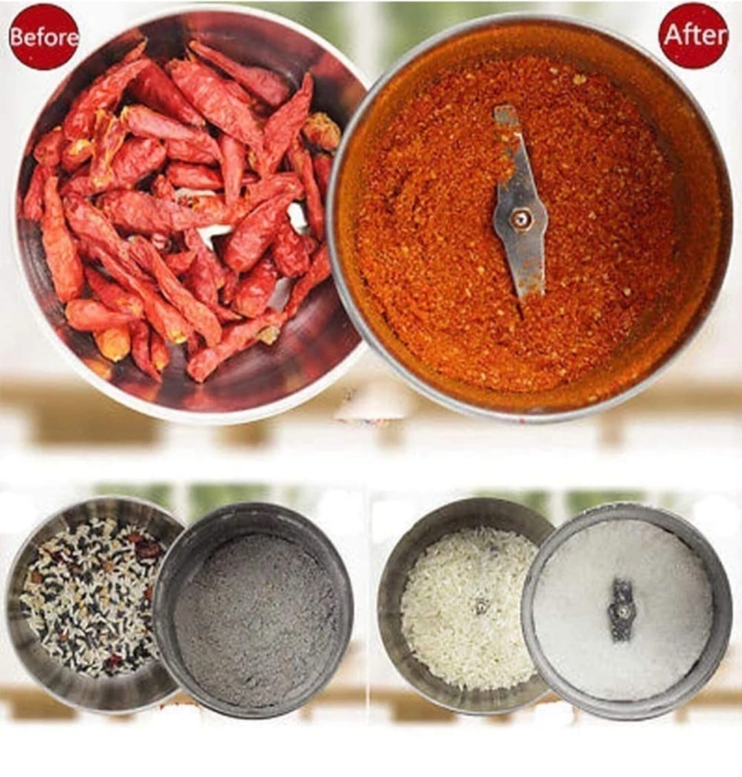 Electric Smash Machine, Multifunction Small Food Grinder Grain Grinder, Portable Coffee Bean Grinder