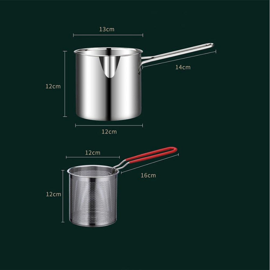 Stainless Steel Deep Fryer Pot