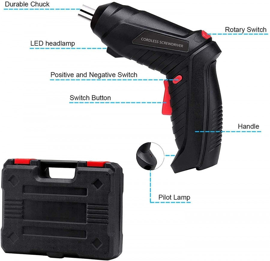 47 IN 1 CORDLESS ELECTRIC SCREWDRIVER