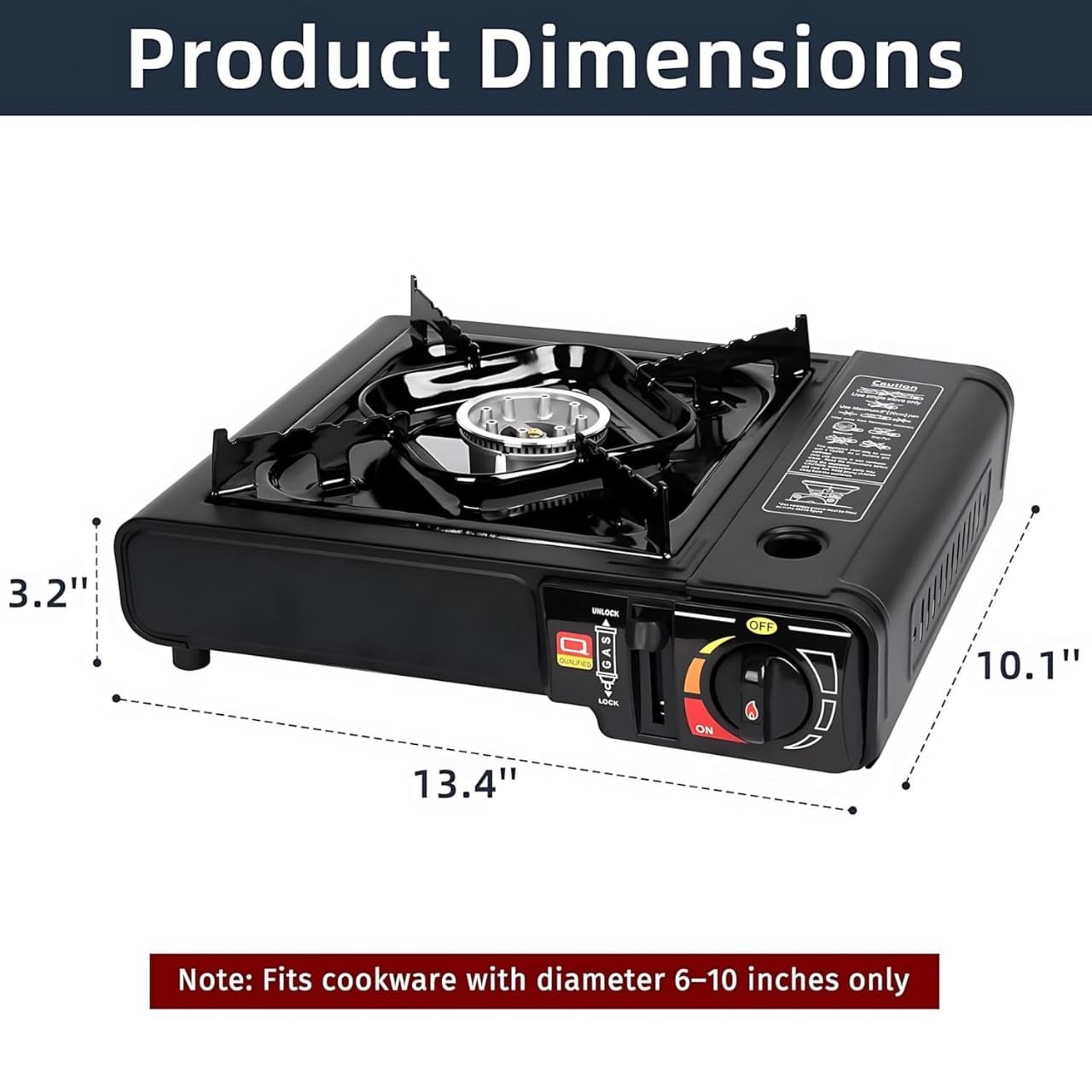 CAMPING GAS STOVE 2 IN 1