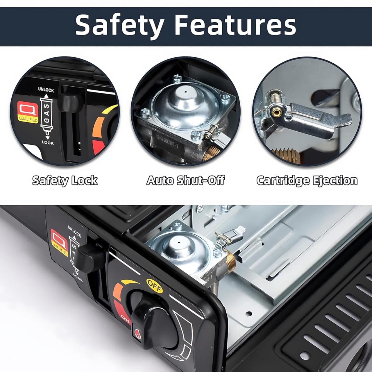 CAMPING GAS STOVE 2 IN 1
