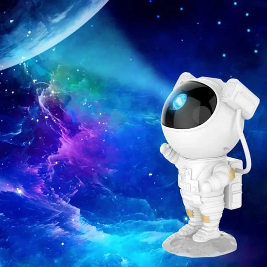 USB ASTRONAUT GALAXIES NIGHT PROJECTOR LIGHT 360° Adjustable Remote Control Timer Gaming Room Adults Bedroom Kids Baby Party Home Gifts
