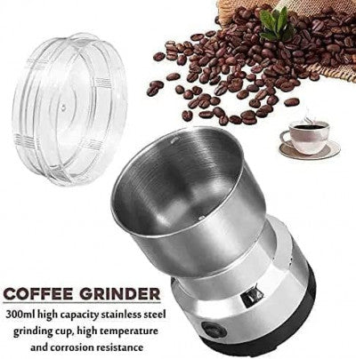 Electric Smash Machine, Multifunction Small Food Grinder Grain Grinder, Portable Coffee Bean Grinder