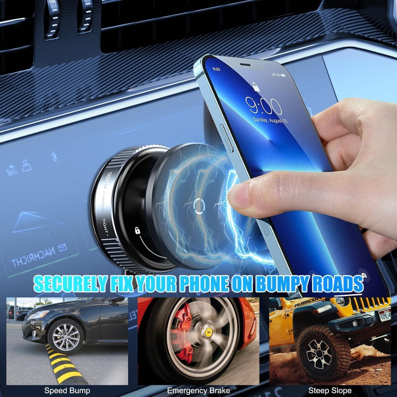 Magnetic Suction Phone Holder Cash on Delivery 🚚