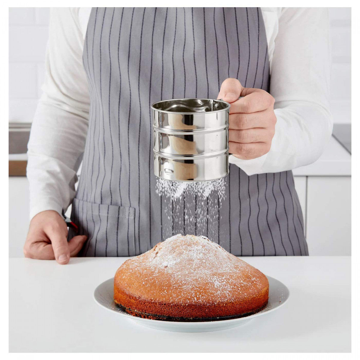 🥮 Stainless Steel Baking Flour Sifter – Perfect Baking Tool!