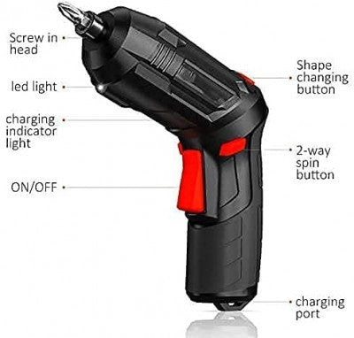 47 IN 1 CORDLESS ELECTRIC SCREWDRIVER