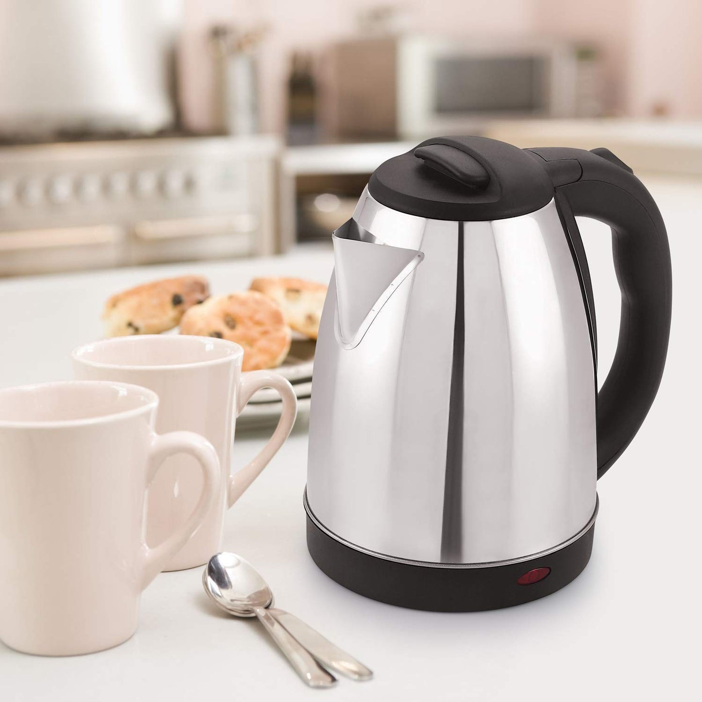 Electric Kttle[Fast Boil Water Usage;Hotel Room Home Kitchen Restaurant Heating Speed;4-6 Minutes]