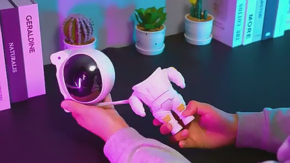 USB ASTRONAUT GALAXIES NIGHT PROJECTOR LIGHT 360° Adjustable Remote Control Timer Gaming Room Adults Bedroom Kids Baby Party Home Gifts